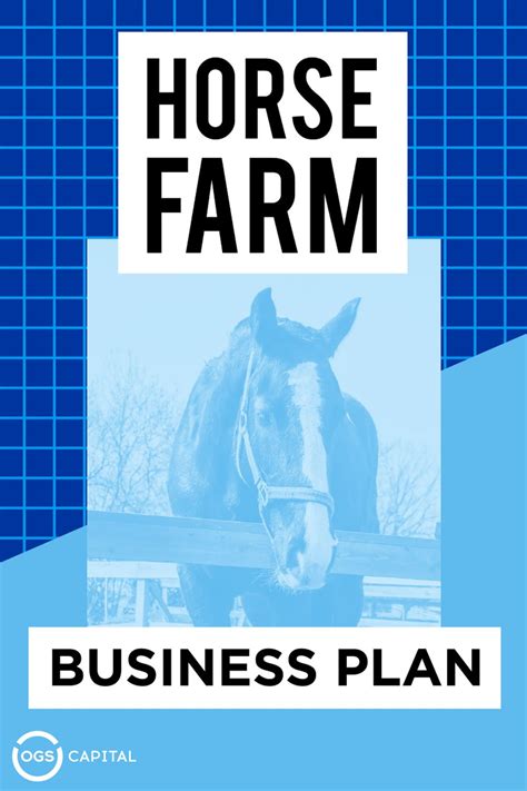 Horse Farm Business Plan Template